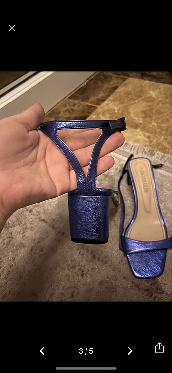 36 Beden Pelin?in ayakkabıları kısa topuk sandalet
