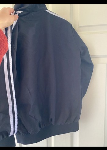 Siyah Fermuarlı Erkek Çocuk Street Wear Ceket - Görsel 3