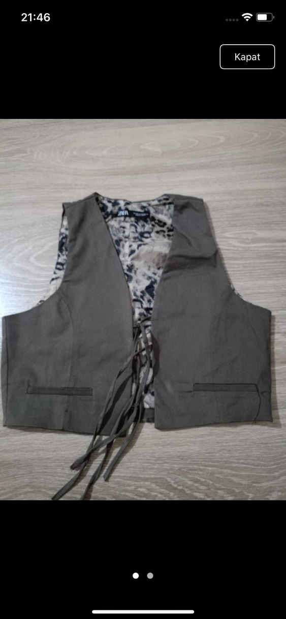 Zara ikili yelek - Görsel 2