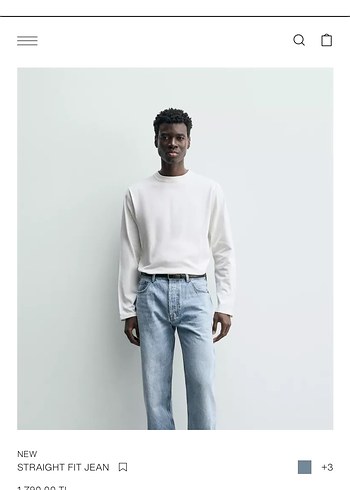 ZARA erkek jean - Görsel 2