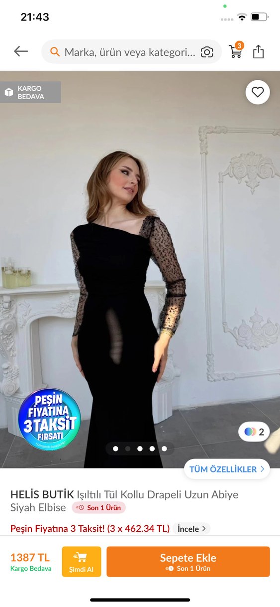 Bordo Uzun Kollu Dantel Detaylı Abiye - Görsel 5