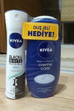 Nivea bayan deodorant + duş jeli (2li set)