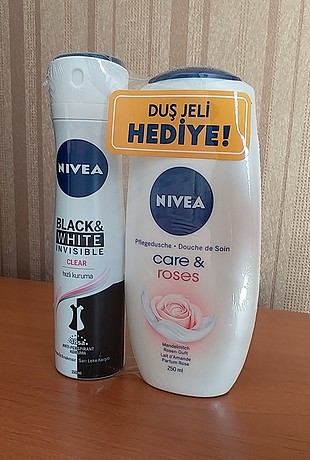 Nivea bayan sprey deodorant + duş jeli