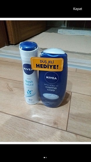 Nivea toplam 4 adet duş jeli hediyeli deodorant (2şer tane)