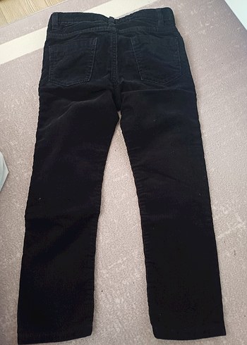 Diğer Erkek Çocuk Siyah Dügmeli Denim Pantolon