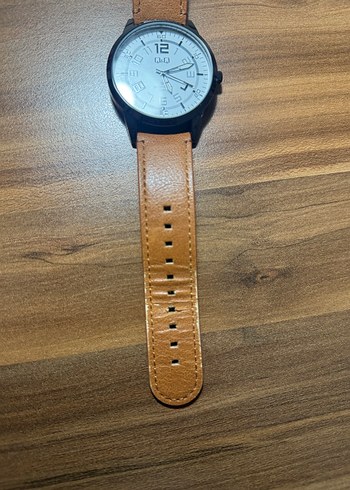 Q&Q Erkek Kol Saati 3G2328 Bej Deri Kayış - Görsel 7