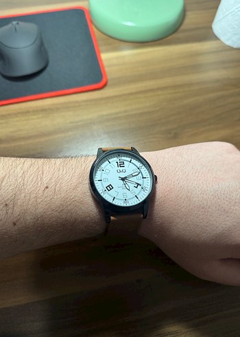 Q&Q Erkek Kol Saati 3G2328 Bej Deri Kayış - Görsel 6