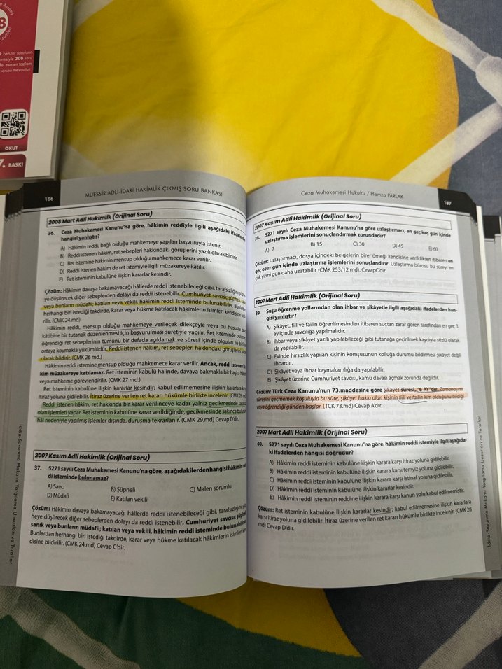 Müessir Hakimlik Çıkmış Soru Bankası - Görsel 3