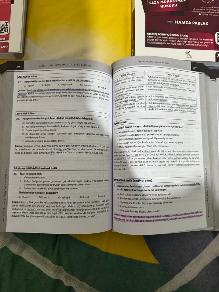 Müessir Hakimlik Çıkmış Soru Bankası - Görsel 4