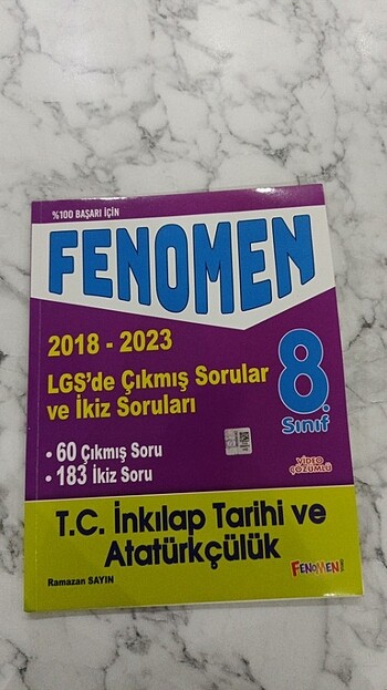 8.sınıf Fenomen yayınları inkılap tarihi ve Atatürkçülük 