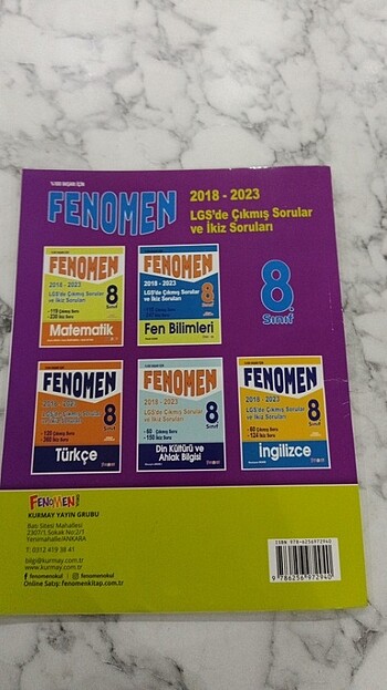 8.sınıf Fenomen yayınları inkılap tarihi ve Atatürkçülük