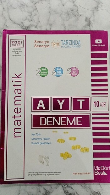 3 4 5 ayt matematik denemesi 