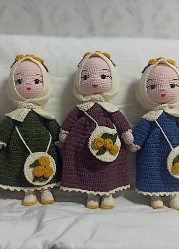 Tasarımcı Amigurimi doğal bebek 