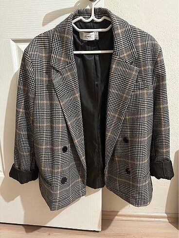 Kalın Kaşe Bershka Blazer Ceket