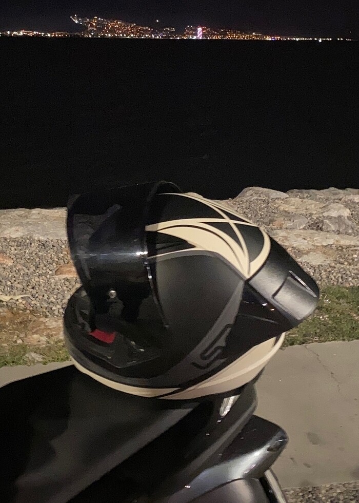 LS2 rapıd 2 race deeper mat siyah beyaz kask - Görsel 3