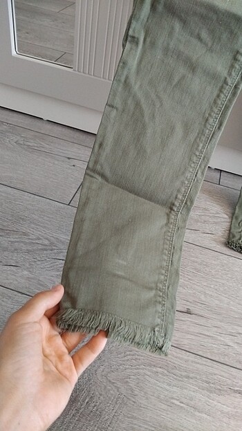 Koton Yeşil renk kot pantolon 