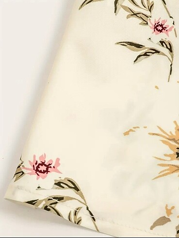 Çiçek desenli A kesim elbise - Görsel 5