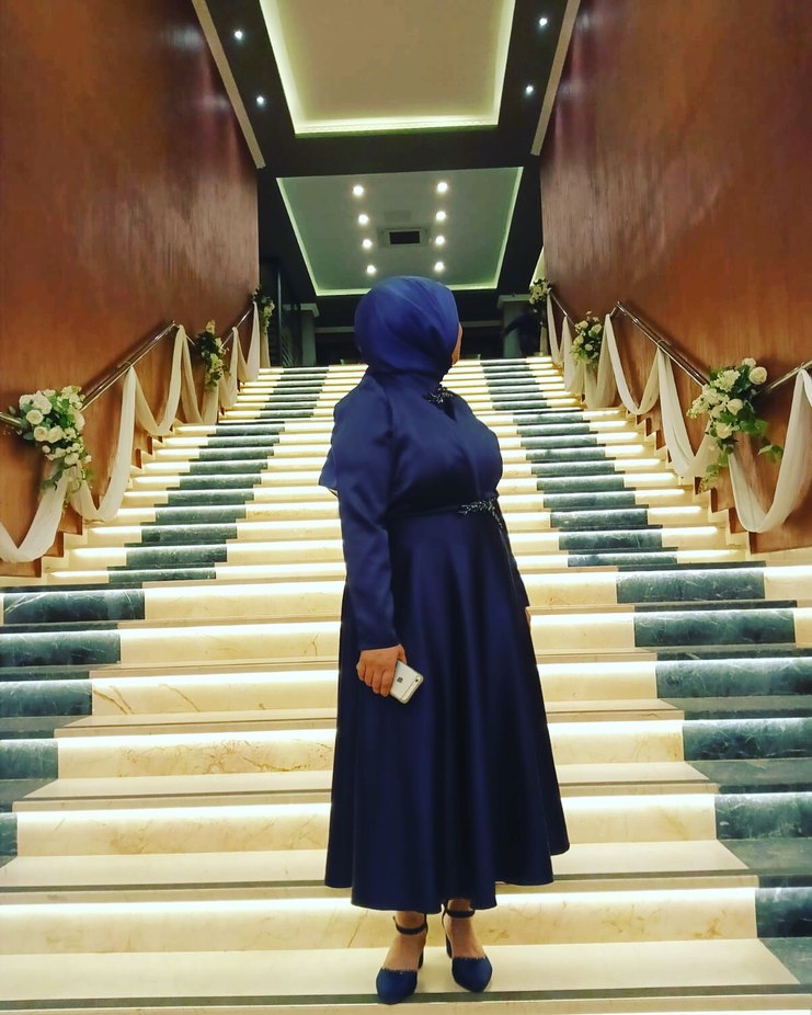 Drapeli Lacivert Uzun - Görsel 2