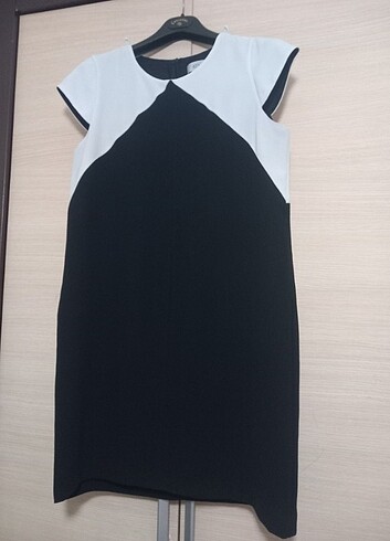42 Beden Atalar marka bayan sıfır kol elbise 