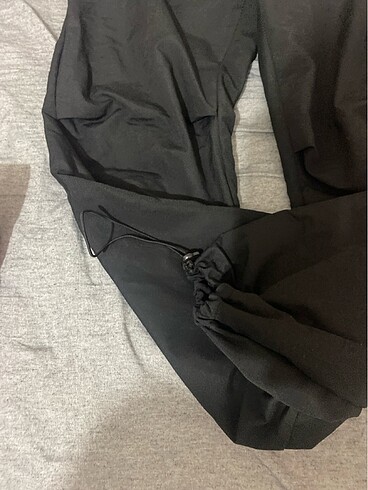m Beden Siyah paraşüt pantolon