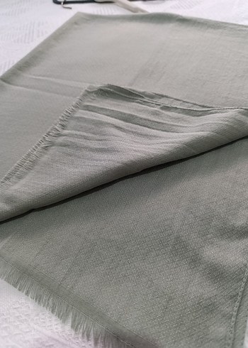 yesil pamuklu Kadın Şal - Görsel 3