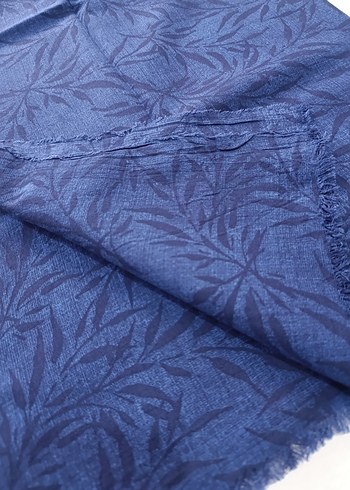 Lacivert Kadın Bohem Şal - Görsel 3