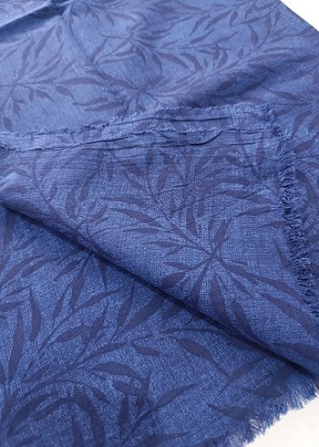 Lacivert Kadın Bohem Şal - Görsel 2