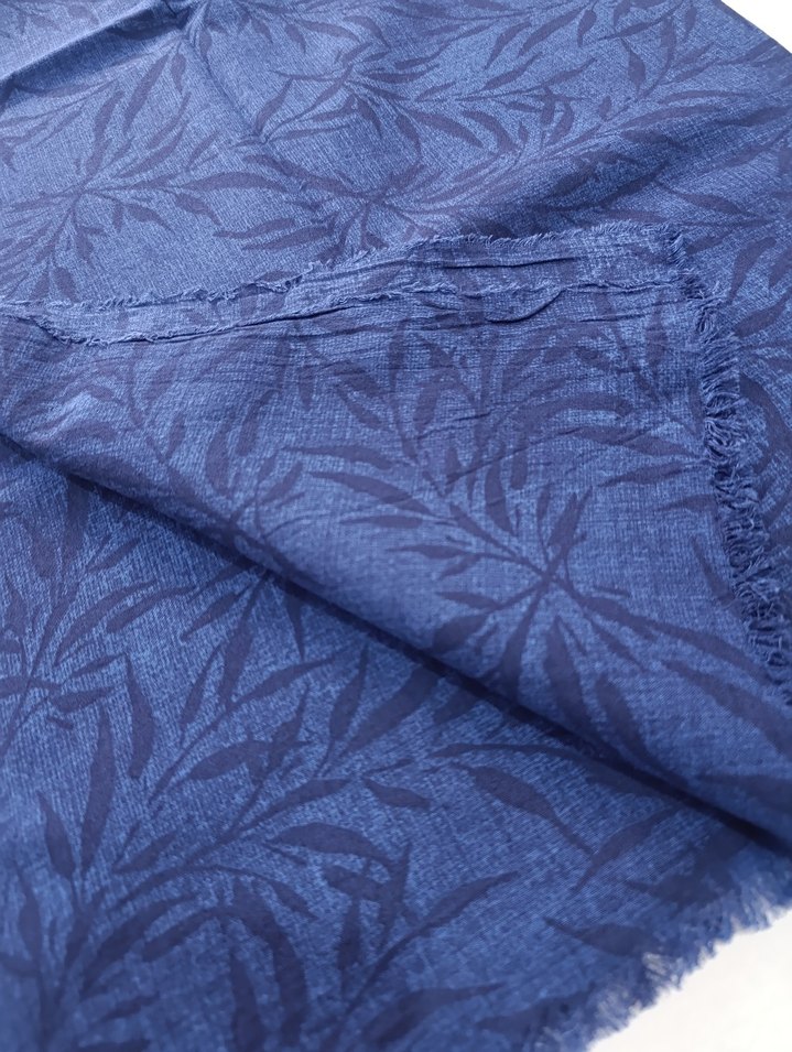 Lacivert Kadın Bohem Şal - Görsel 3