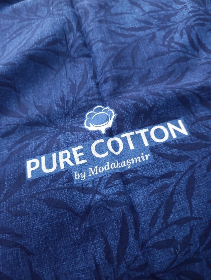 Lacivert Kadın Bohem Şal - Görsel 5