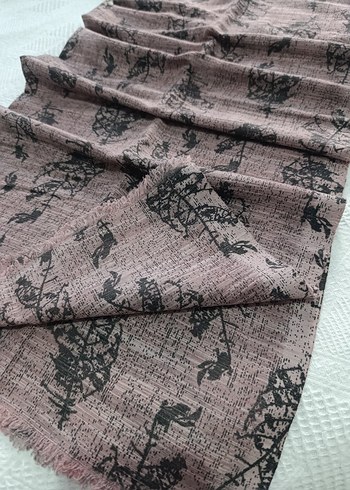 Kadın Bohem  Detaylı Bej Şal - Görsel 2