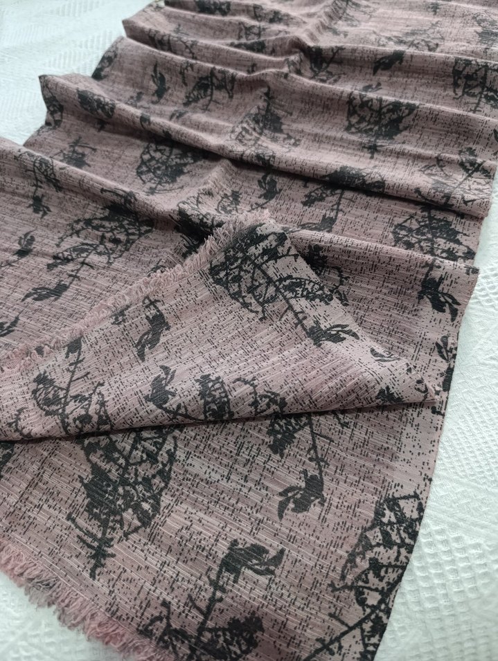 Kadın Bohem  Detaylı Bej Şal - Görsel 2