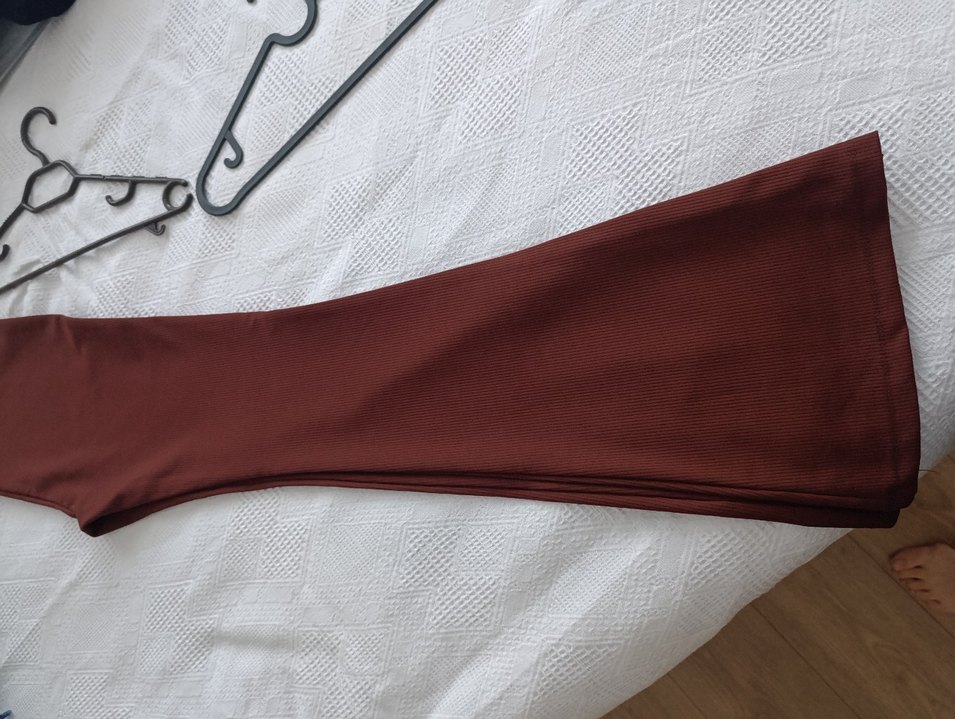 Kadın Kahverengi Pilili Kumaş Pantolon - Görsel 4