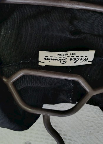 Siyah Fermuarlı Kadın Midi Kapşon - Görsel 5