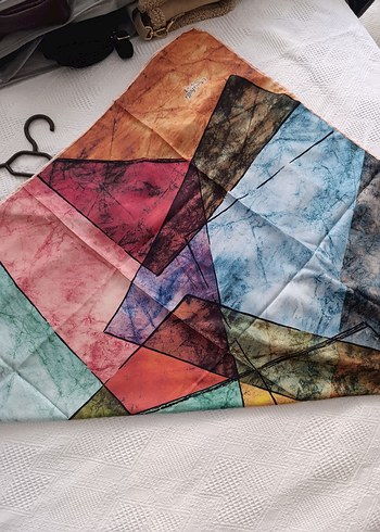 Bohem Çok Renkli Kadın Eşarp - Görsel 3