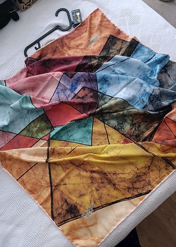 Bohem Çok Renkli Kadın Eşarp - Görsel 2