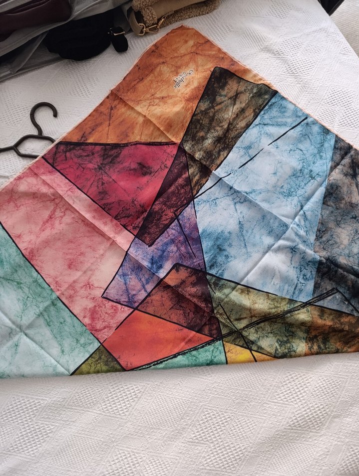 Bohem Çok Renkli Kadın Eşarp - Görsel 3