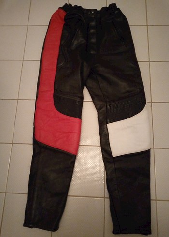 Motorcu Pantolonu %100 Gerçek Deri.Korumalı - Görsel 7