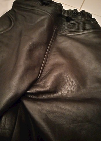 Motorcu Pantolonu %100 Gerçek Deri.Korumalı - Görsel 6