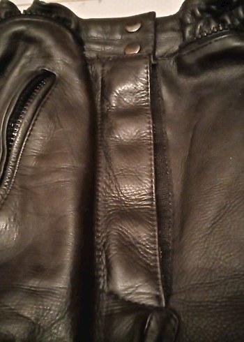 Motorcu Pantolonu %100 Gerçek Deri.Korumalı - Görsel 5