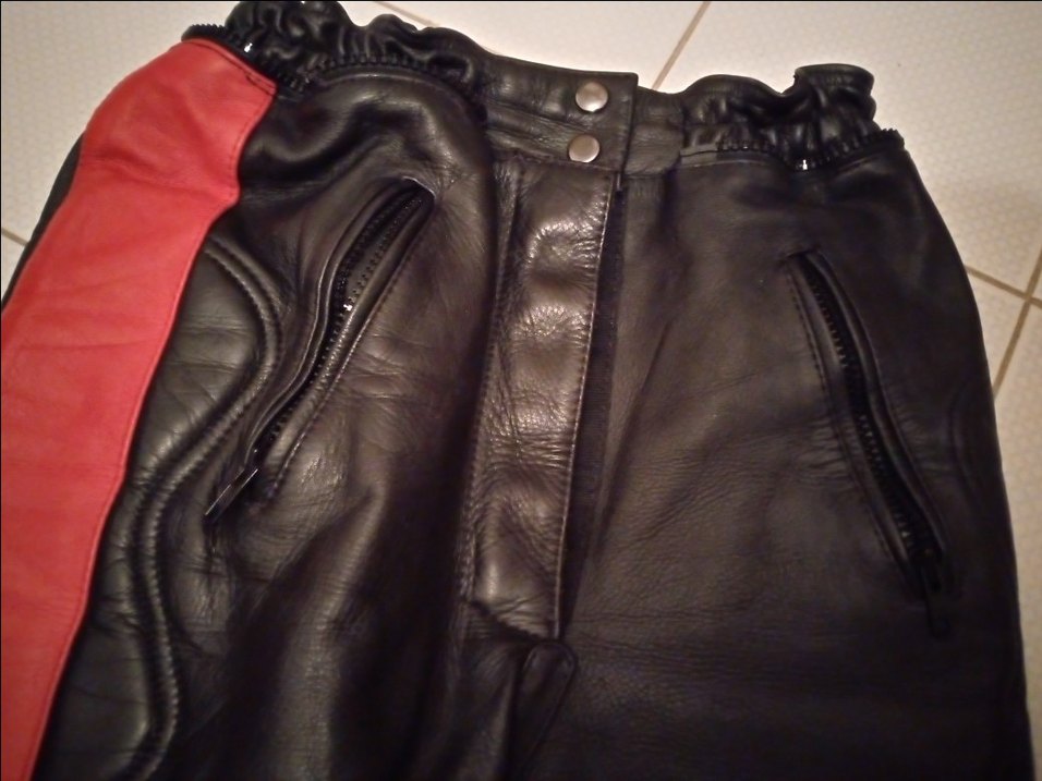 Motorcu Pantolonu %100 Gerçek Deri.Korumalı - Görsel 4