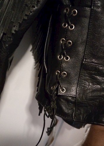 Motorcu Harleyci(%100 Buffalo Derisi) Cooper.. AĞIR DERİ ceket. - Görsel 5