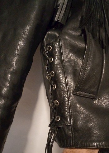 Motorcu Harleyci(%100 Buffalo Derisi) Cooper.. AĞIR DERİ ceket. - Görsel 8