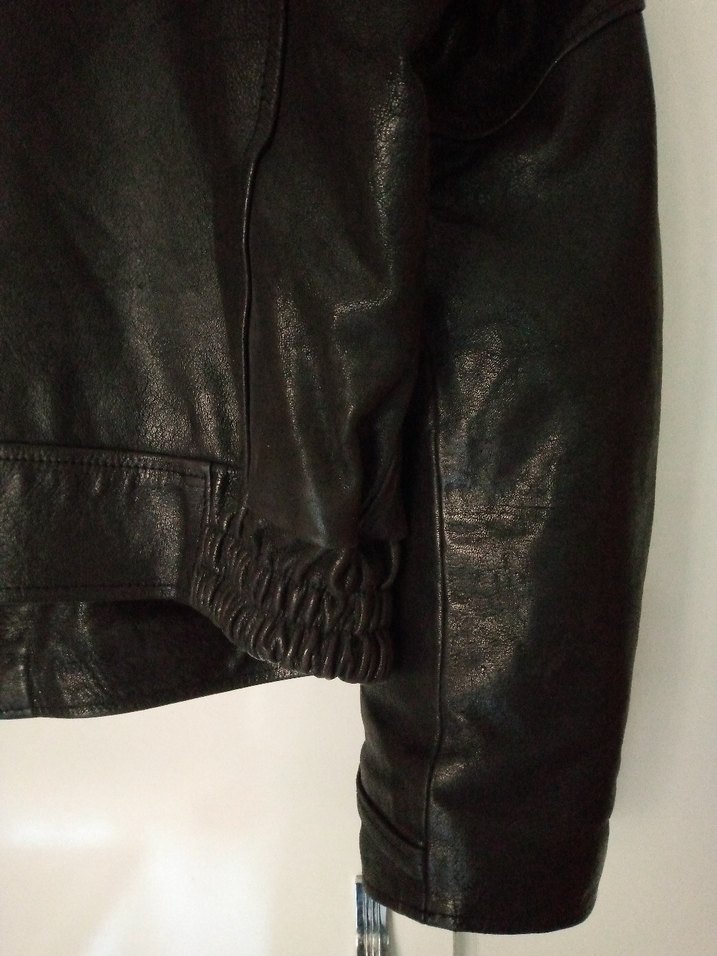 POLO R.L. %100 Sığır Deri Siyah Mont/Ceket - Görsel 5