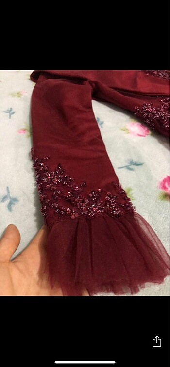 38 Beden bordo Renk Bordo elbise