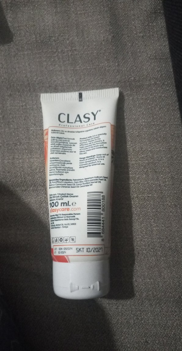 Clasy Çatlak Onarıcı Krem 100ml - Görsel 2