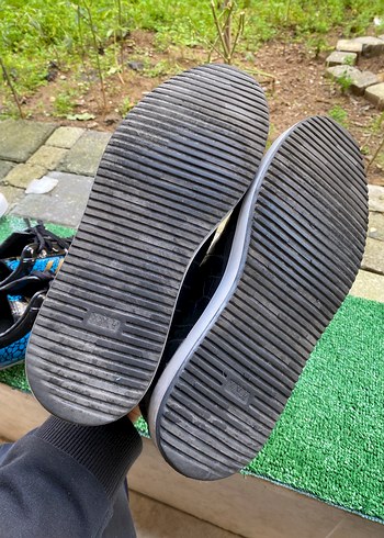 Orjinal deri Erkek Siyah Bağcıklı Sokak Stili Ayakkabı - Görsel 7