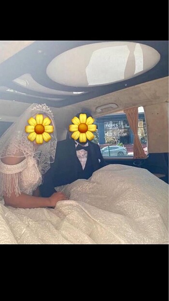 38 Beden Kol detaylı Gelinlik