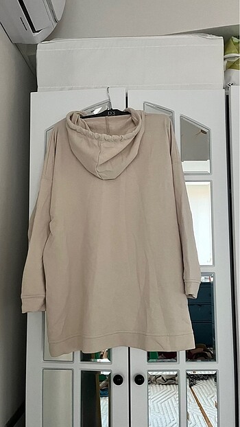 universal Beden Oversize krem sweatshirt