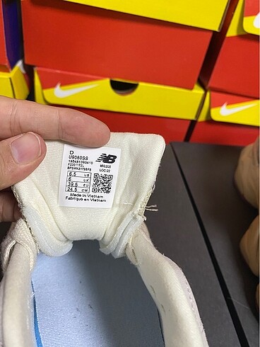 39,5 Beden ten rengi Renk NEW BALANCE 9060 İTHAL AYAKKABI