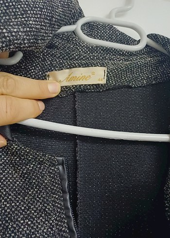 Gri Fermuarlı Uzun hırka - Görsel 3